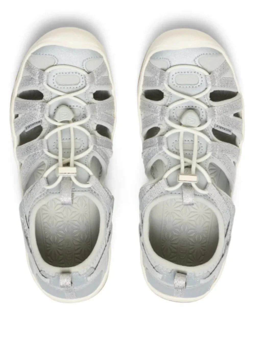50%offw❤️ NWOT Keen Moxie Silver Water Sandal Size 5 fit women 6.5-7